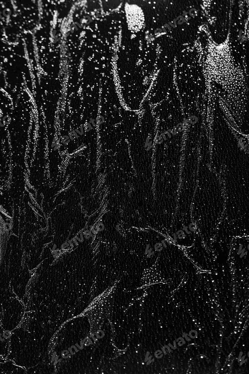 Preview: Drops Of Water Macro On A Black Background