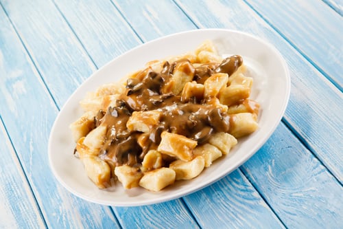 Preview: Potato Noodles - Dumplings On Wooden Background