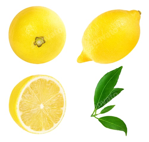 Preview: Lemon Isolated On White Background