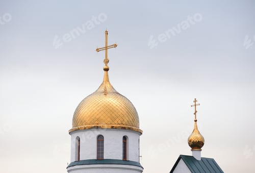 Preview: Dome Of Holy Trinity Cathedral In Kolpino On The Outskirts Of St. Petersburg, Russia.