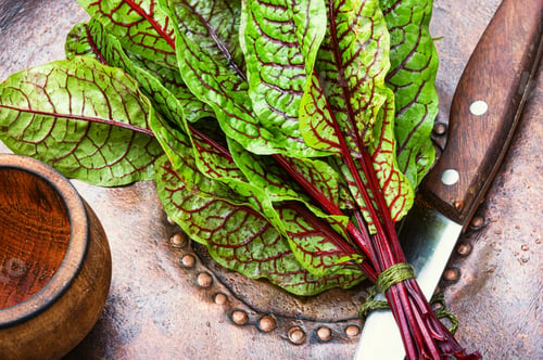 Preview: Bunch Of Fresh Sorrel.Sorrel Bloody Mary And Knife