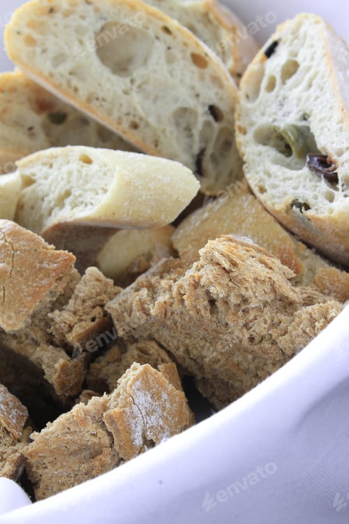 Preview: Sliced Artisan Bread In Basket