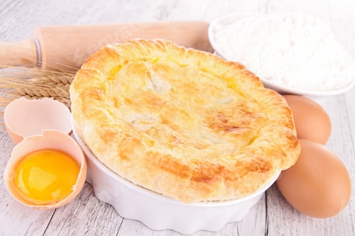 Preview: Egg, Flour And Chicken Pot Pie