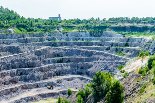 Preview: View On Cliffs In A Granite Quarry