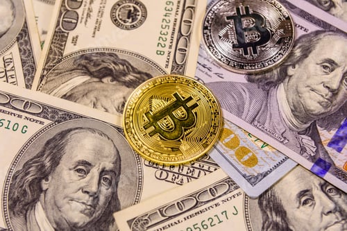 Preview: Bitcoins On A One Hundred Dollar Bills