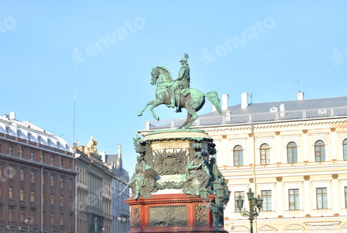 Preview: The Monument To Nicholas I In St.Petersburg, Russia.