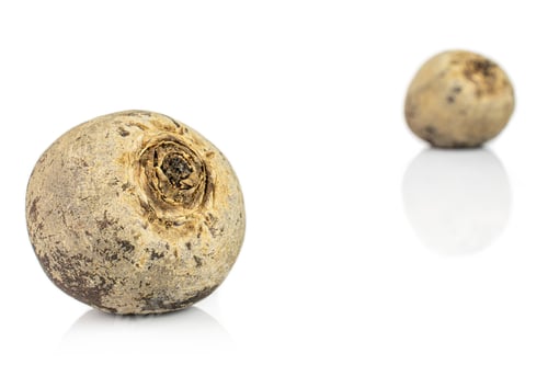 Preview: Group Of Two Whole Raw Red Beetroot Isolated On White Background