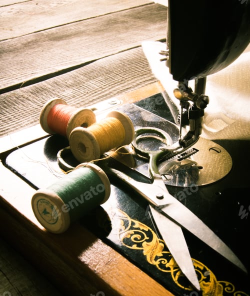 Preview: Sewing. The Sewing Machine And Tools.