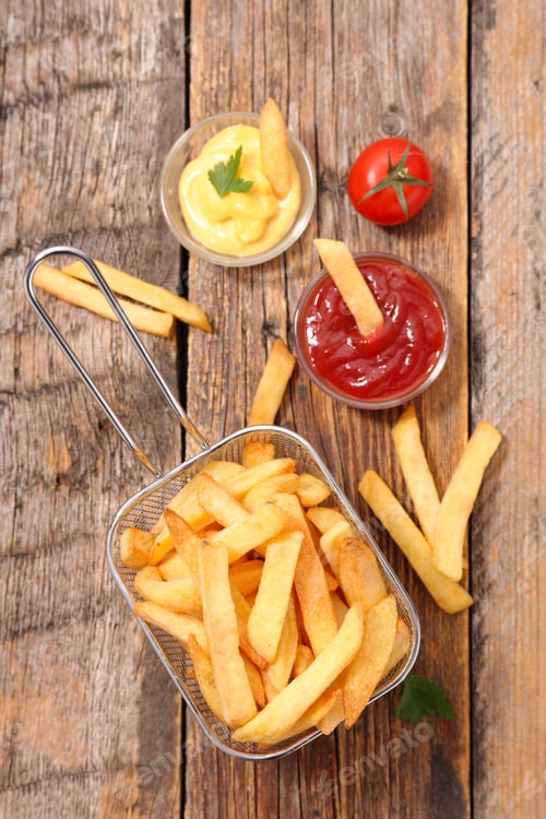 Preview: French Fries And Sauce