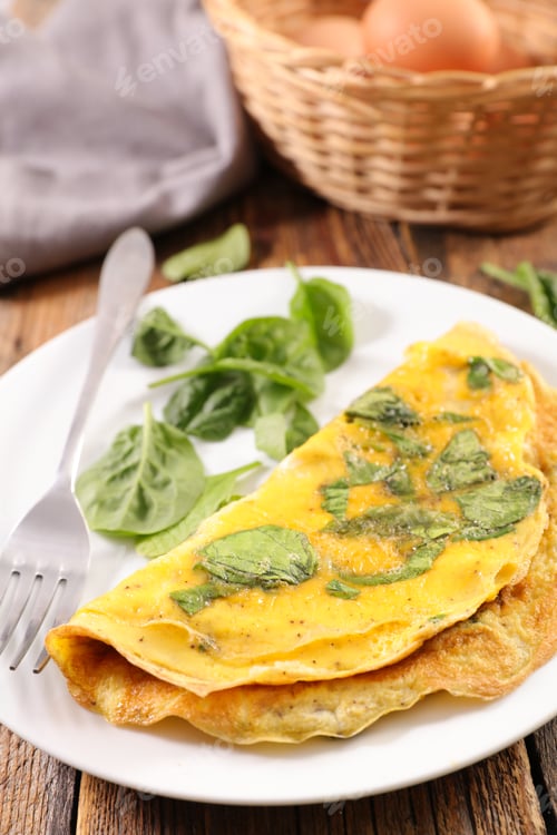 Preview: Omelet With Spinach