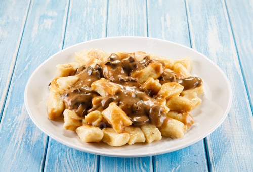 Preview: Potato Noodles - Dumplings On Wooden Background