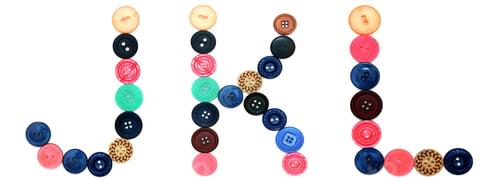 Preview: The Alphabet From Buttons For Sewing.