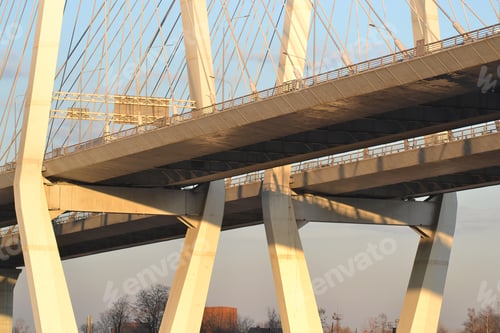 Preview: Cable-Stayed Bridge In St.Petersburg, Russia.