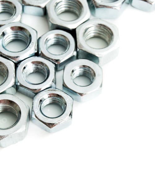Preview: Metal Working Tools. Metalwork. Metal Fixture On A White Background.