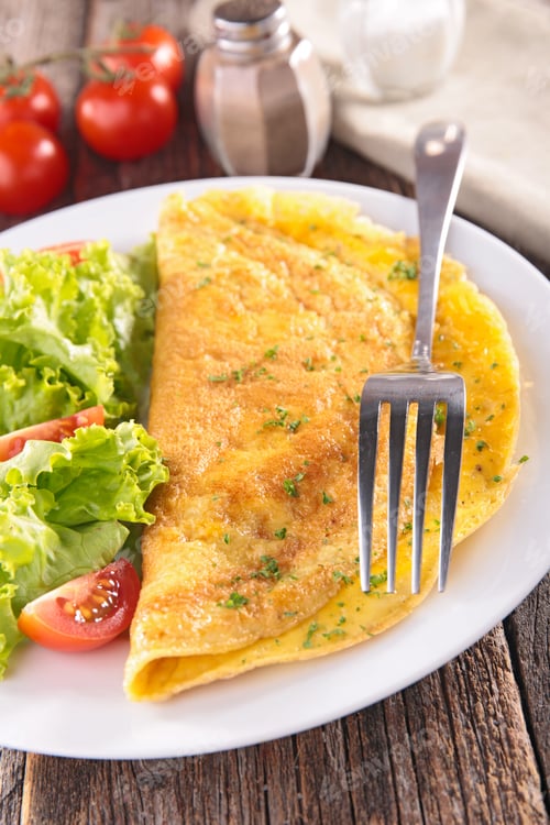 Preview: Omelet And Salad