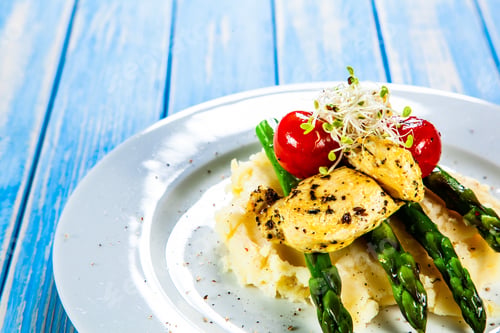 Preview: Grilled Chicken Fillet And Vegetables