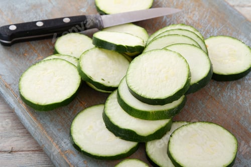 Preview: Preparing And Slicing Fresh Ripe Aubergines