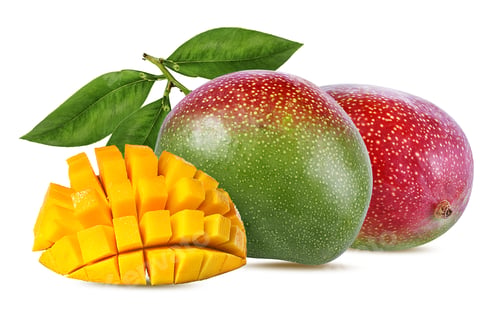 Preview: Mango Fruit Isolated On White Background