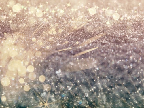 Visualização: Guirlanda de luzes de Natal de fundo abstrato