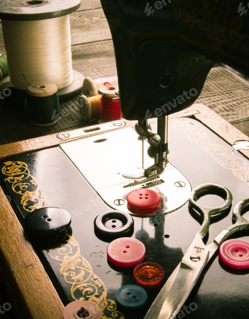 Preview: Sewing. The Sewing Machine And Tools.