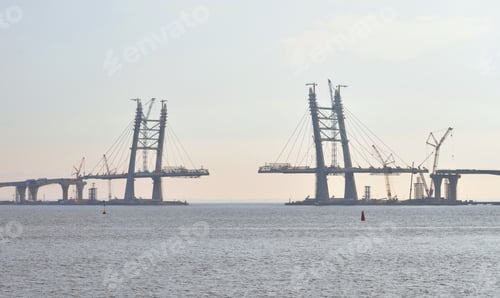 Preview: Western High Speed Diameter - Under Construction Intracity Turnpike In St. Petersburg, Russia.