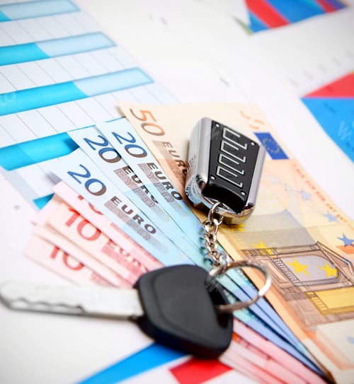 Preview: Key From The Car And Money On Graphs.