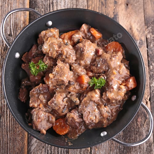 Preview: Plate With Meat And Sauce
