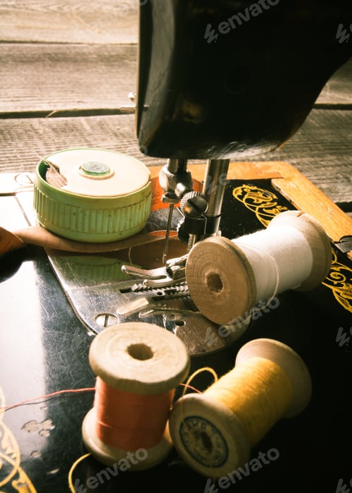 Preview: Sewing. The Sewing Machine And Tools.