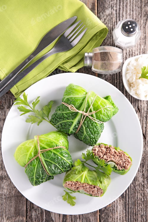 Preview: Cabbage Garnish With Beef