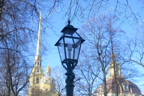 Preview: Street Lamp In The Old Style In St.Petersburg, Russia.