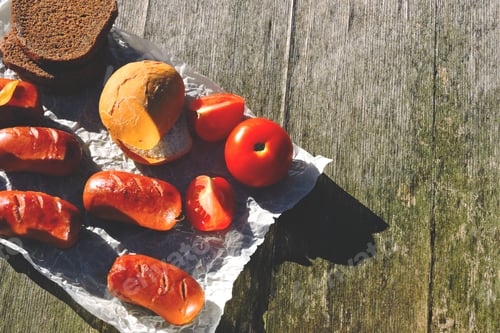 Preview: Hot Appetizing Grilled Sausages
