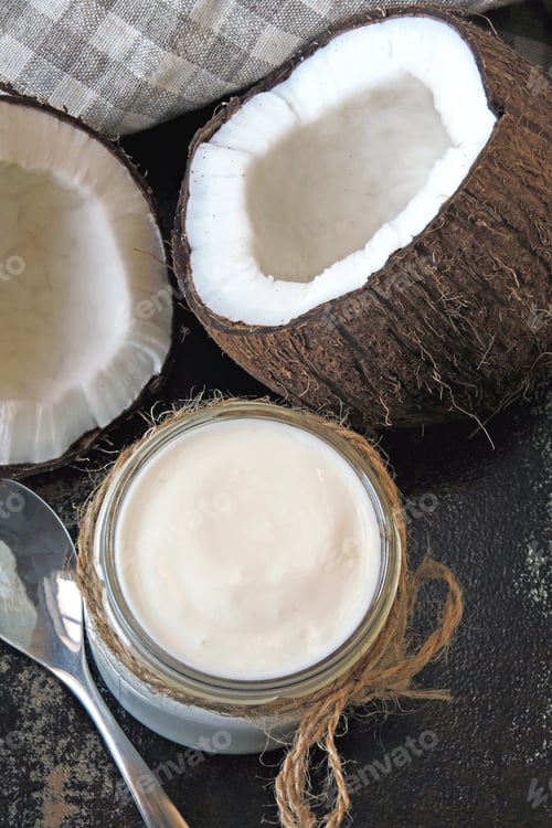 Preview: Coconut Yogurt. Fermented Foods. Probiotics. Eco Food.