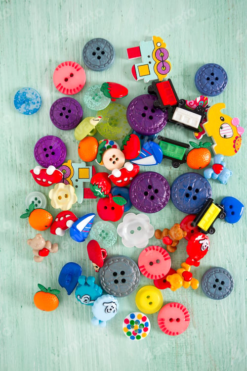 Preview: Pile Of Colorful Buttons