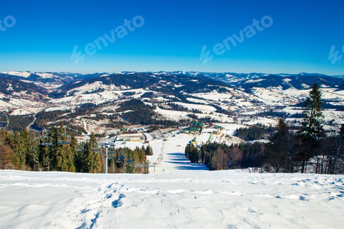 Preview: Beautiful Winter Mountains, Skiing Resort
