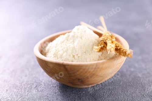 Preview: Bowl Of Flour And Wheat