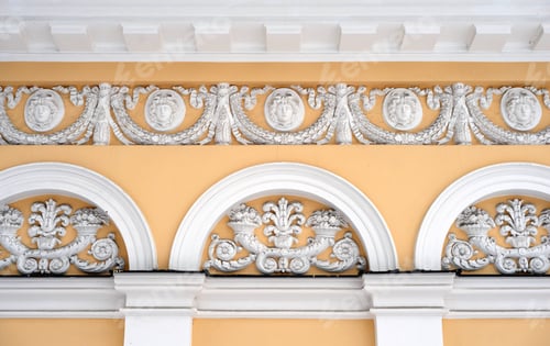 Preview: Fragment Of Coffee House Pavilion In Summer Garden In St.Petersburg, Russia.