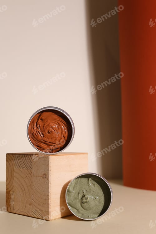 Preview: Body Scrub Of Honey Sugar Peeling. Neutral Background.