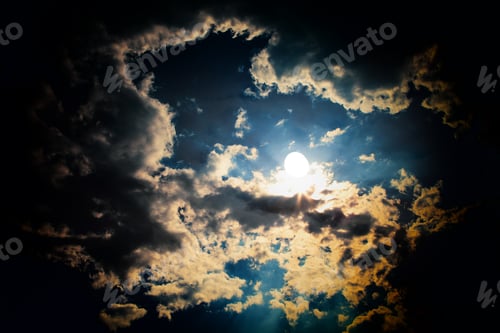 Preview: Night Sky With Stars And Moon