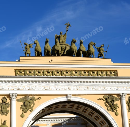 Preview: The Arch Of General Staff In St. Petersburg, Russia.