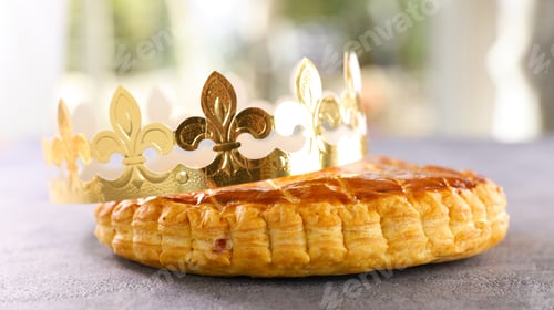 Preview: Homemade Epiphany Cake With Crown