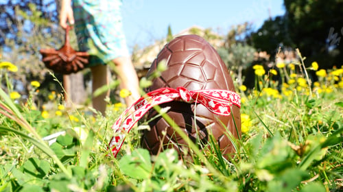 Preview: Easter Chocolate Egg In The Garden