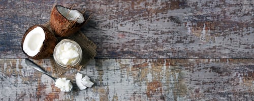 Preview: Coconut Oil In A Jar. Coconut Halves.