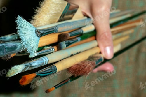 Preview: Brush Easel Background