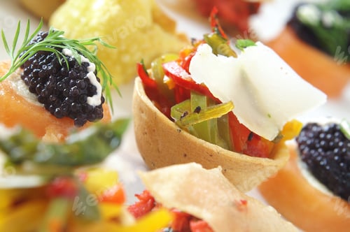 Preview: Mixed Canapes On Platter