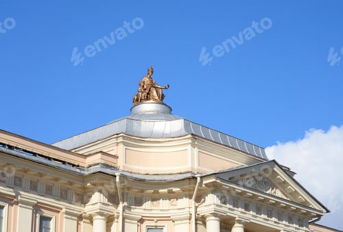 Preview: Dome Of Building Of Imperial Academy Of Arts In St.Petersburg, Russia.