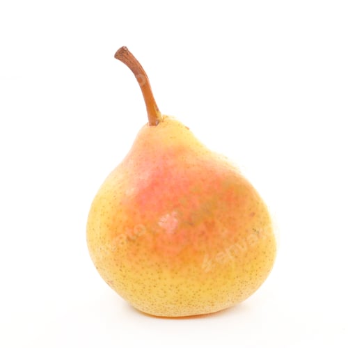 Preview: Single Pear Isolated On White Background