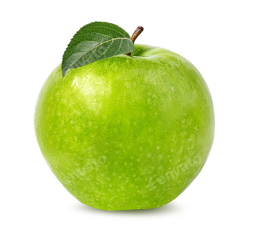 Preview: Apple Isolated On White Background
