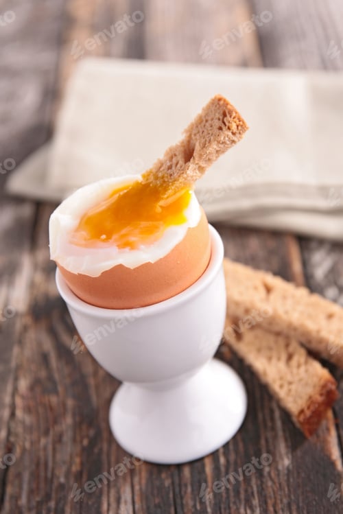 Preview: Boiled Egg And Bread