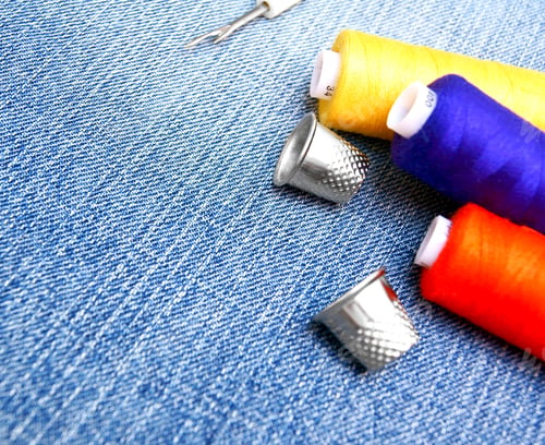 Preview: Threads, Thimbles On Jeans.