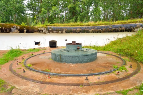 Preview: The Ruins Of Old Artillery Batteries Of Krasnaya Gorka In Leningrad Region, Russia.
